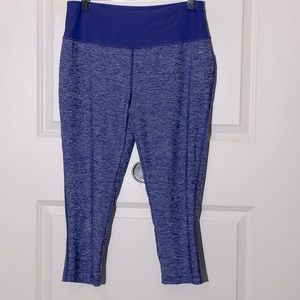 Vogo  Athletica Purple Space Dye Crop Legs